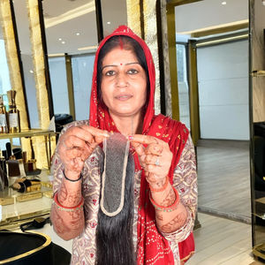 ผมต่อแบบเรมี่ทำจากผมธรรมชาติบริสุทธิ์ผมต่อแบบชาวอินเดียใต้กระจุกผมยาวสีดำเป็นลอนธรรมชาติ - Product Image 5