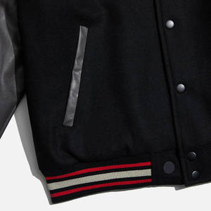 Chaqueta Universitaria Personalizada para Hombre, Talla Grande, Estilo Bomber, Impermeable, Lisa, Tipo Béisbol - Product Image 4