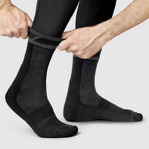 Chaussettes de sport pour hommes de qualité supérieure, confortables et personnalisées, avec logo, chaussettes tubulaires épaisses, compression, cyclisme, basketball, super élastiques - Product Image 5