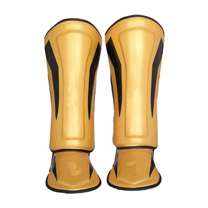 Protège-jambes vert et noir avec fermeture éclair pour la protection sportive des adultes, équipement de sécurité léger et de base - Product Image 6