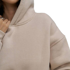 Conjunto Deportivo de 2 Piezas para Mujer, Estilo Urbano de Invierno, Personalizable, con Capucha, de Felpa Francesa, Casual, Color Sólido - Product Image 4