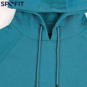 Sweat à capuche unisexe premium 400 g/m² épais, vierge, à manches raglan, coupe ample, en polaire, personnalisable - Product Image 6