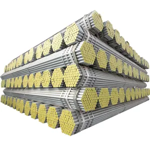 Pipe En39 BS1139 Certified Gi Stainless Steel Tube Hot Galvanized Scaffold Pipe For Construction Building Materials