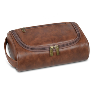 Custom Logo Pu Toiletry <b>Bag</b> Waterproof Large Capacity <b>Wash</b> <b>Bag</b> for <b>Men</b> Women <b>Hanging</b> Travel Dopp Kit Makeup <b>Bag</b> for <b>Men</b> - Product Image 1