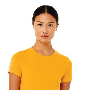 T-shirt classique vierge pour femme, col rond unisexe, 210 g/m², style streetwear, vêtement de sport, course en extérieur - Product Image 4