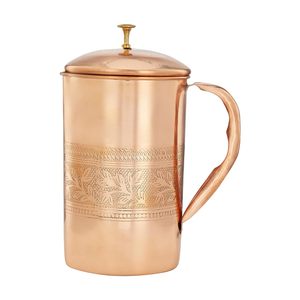 Ensemble de carafes à eau en cuivre Antique Creations avec carafe de service - Design de luxe, couvercle à ouverture par poussée, compatible lave-vaisselle, articles de cuisine pour mariages - Product Image 3