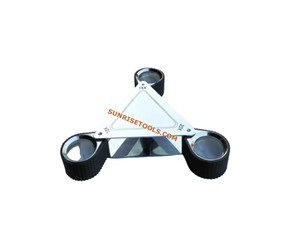 แว่นขยาย SUNTOOLS/STIPL รุ่น Triplet Loupe ขนาด 18 มม. กำลังขยาย 10X 15X 20X รุ่น 334E Punjab สำหรับตรวจสอบอัญมณีและทำเครื่องประดับ - Product Image 2