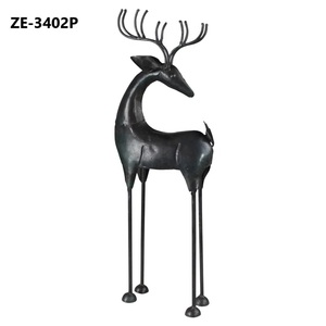 Escultura Moderna Vertical de Cabra en Piedra, Hecha a Mano, Ecológica, para Decoración del Árbol de Navidad y del Hogar, Calidad de Exportación, por Zahid Exports - Product Image 1