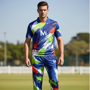 Professional Cricket Teamwear Custom Sublimated Cricket Jersey Quick Dry Breathable Cricket Uniform For Tournament Wear - Product Image 6