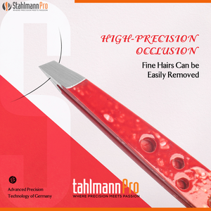 Pinzas para Cejas de Punta Inclinada de Acero Inoxidable Personalizadas de Alta Calidad, Venta Caliente 2026, Precio al por Mayor, Marca Privada - Product Image 5