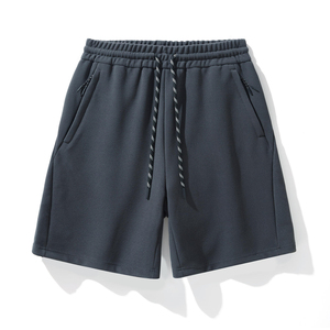 Pantalones Cortos Deportivos para Hombre, Cintura Elástica, Corte Ajustado, Bolsillo Trasero, para Maratón, Entrenamiento, Deportes de Verano, 100% Algodón, Transpirables, de Secado Rápido - Product Image 5