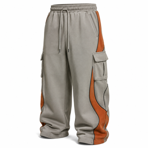 Survêtements pour hommes, fabricant, qualité supérieure, couleur unie, molleton, personnalisé, décontracté, 100% coton, ensemble de survêtement pour hommes - Product Image 4