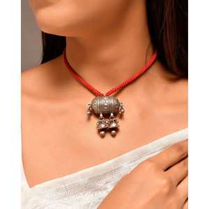 สร้อยคอจี้เงินแฟชั่นเมียร่า จาปุร - Product Image 2