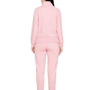 Women Pink <b>Tracksuit</b> Set Full Sleeve Casual Wear With Side Pockets Breathable Good Quality And Comforetable Fabric <b>Tracksuit</b> - Product Image 2