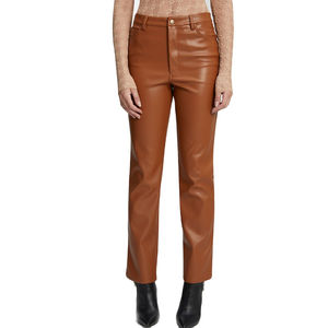 Pantalones de Mujer de Nuevo Estilo, de Alta Calidad, de Cuero a la Moda, Nuevo Diseño, Transpirables, al por Mayor, Ropa de Exterior, Pantalones de Cuero para Mujer - Product Image 5