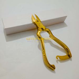 Meilleures pinces à cuticules dorées en acier inoxydable, logo personnalisé, outil de beauté, ouverture large pour les doigts, salon GETUP - Product Image 2