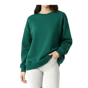 เสื้อสเวตเชิ้ตผู้ชายปักลายสไตล์ลำลองสีเบจ ผ้าฟลีซ 100% คอตตอน ทรงโอเวอร์ไซส์ แฟชั่นทันสมัย ใส่ได้ทั้งชายและหญิง เนื้อผ้านุ่ม - Product Image 6