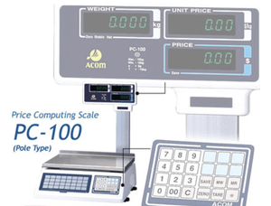 Balance Commerciale Numérique PC-100/PC-100E avec Système PLU, Affichage LED et Interface RS-232 – OEM - Product Image 2