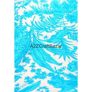 Tissu indien imprimé au bloc, tissé à la main, 100 % coton - Séchage rapide, respirant, écologique, léger pour femmes et filles, idéal pour l'été - Product Image 2