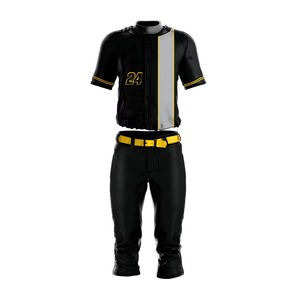 Uniforme de baseball décontracté personnalisé, respirant et élégant, avec logo personnalisé imprimé de haute qualité, nouveaux uniformes de baseball - Product Image 1