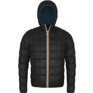 Veste d'hiver réversible pour homme, à capuche, avec fermeture éclair, motif dessin animé, imperméable, personnalisable avec logo imprimé - Product Image 3
