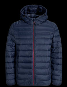 Blouson d'hiver en laine matelassé très vendu pour homme, nouveau modèle confortable et chaud avec rembourrage en coton, fermeture éclair, capuche, taille 5XL, motif respirant en polyester teint - Product Image 3