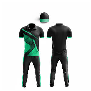 Service d'impression par sublimation pour uniformes de cricket |   Tenue complète d'équipe de cricket pour hommes, femmes et jeunes : polo et pantalon - Product Image 6