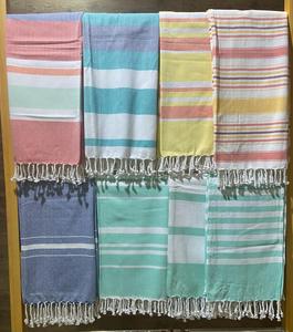 Striped 100% Cotton Peshtemal <b>Beach</b> <b>Towel</b>-Eco-Friendly & Quick-Dry - Product Image 3