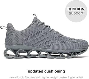 Hot Selling Cushion <b>Boots</b> Sneaker Joggers Running Walking Style Fashion Trainers Shoes Breathable With Laces Up Sports Footwear - Product Image 2