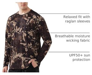 Chemises de chasse respirantes pour hommes - Manches longues, performance, pêche, légères, séchage rapide, UPF 50+ - Product Image 4