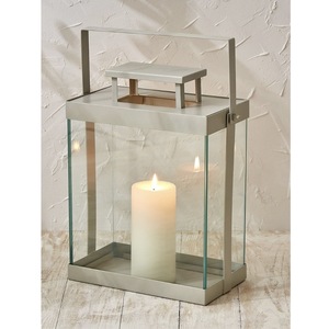 Wholesale Modern Home Decorations <b>Silver</b> Metal Candle Holder <b>Lanterns</b> for Tabletop and Floor - Product Image 1