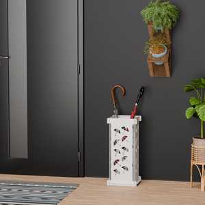 ที่วางร่มโลหะทันสมัย: อุปกรณ์จัดระเบียบสำนักงานที่บ้าน - Product Image 4