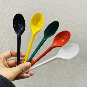 ช้อนพลาสติกด้ามยาว 15/21 ซม. ราคาถูก ผลิตตามสั่งจากโรงงานเวียดนาม สำหรับงานปาร์ตี้ ซุป ร้านอาหาร อาหารจานด่วน ขายดี - Product Image 1