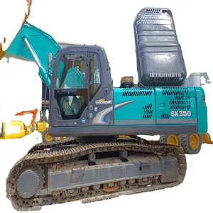 Gebruikte 35ton Digger Machine Kobelco SK350LC-8 Hydraulische Rupsgraafmachine Sk350lc Sk350d SK350LC-10