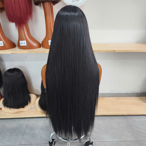 Wholesale Price Virgin 28 Inches Bone Straight 450g Machine Double Weft Natural Color Vietnamese <b>Human</b> <b>Wig</b> - Product Image 4