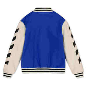 Chaqueta Varsity de Lana con Mangas de Cuero, Nueva Llegada, Chaqueta Varsity Personalizada de Alta Calidad - Product Image 5
