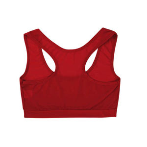 Soutien-gorge de sport dos nageur rouge uni pour femme, maintien moyen, respirant, nouveau design, idéal pour le yoga et le fitness (pour adultes) - Product Image 5