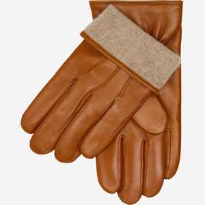 Premium Unisex Brown Leather <b>Touch</b> <b>Screen</b> <b>Gloves</b> Wrist Length Thermal Breathable Outdoor Casual Winter Daily Use - Product Image 2