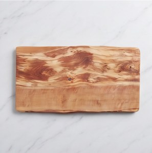 Tabla de Cortar Rectangular de Madera de Olivo, Rústica, con Vetas Naturales, para Cocina y Queso - Product Image 1