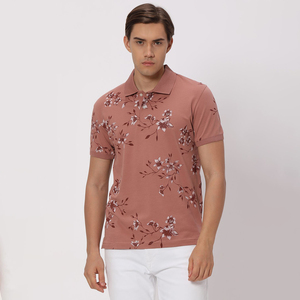 Polo de última moda, transpirable, de manga corta, de alta calidad, con impresión de logotipo personalizado, en algodón oscuro, para hombre. - Product Image 2