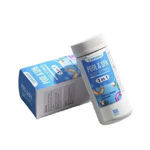 Factory Wholesale 3 In 1 Swimming Pool Spa Water Quality Testing Free Chlorine Total Alkalinity Ph Test Strips