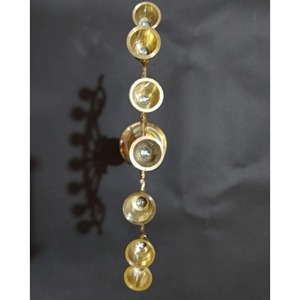 7 Pillar Gold Metal <b>Candle</b> Stand Luxury Decorative <b>Candle</b> Holder For Dining Hall Centerpiece And Hotel Lobby Display From India - Product Image 2