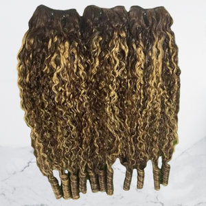 Extensions de cheveux humains vietnamiens doublement étirés de la marque OME |   Extensions de cheveux Remy épaisses et volumineuses, noir naturel, 100g - Product Image 1