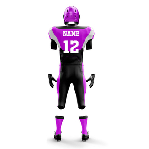 Uniforme de football américain personnalisé de qualité supérieure en gros / Tenue d'équipe 100 % polyester imprimée par sublimation à séchage rapide avec taille élastique - Product Image 5