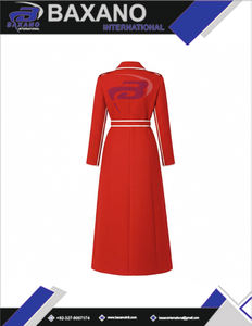 Delta |   Sigma |   Abrigo de Lana de Alta Calidad para Mujer, Estilo Trench con Cinturón, Maxi Abrigo de Lana Varsity, para Miembros de la Hermandad Theta DST - Product Image 5