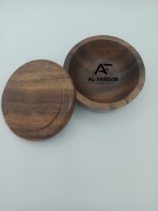 AL-FARDAN Bol à raser en bois fait main Super Badger avec brosse à barbe en poils de blaireau LED pour l'entretien de la barbe masculine, taille et couleur personnalisables - Product Image 5