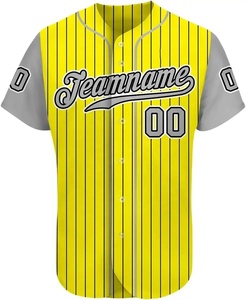 Camiseta de béisbol personalizada de la mejor calidad, camisetas de béisbol con logotipo bordado por sublimación, camiseta de béisbol sublimada profesional - Product Image 5