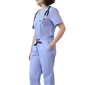 Conjunto de Uniformes Médicos de Alta Calidad para Hospitales y Spas, Pantalones Deportivos de Enfermería, 2 Piezas, con Logotipo Personalizado, Unisex, para Doctores y Enfermeras - Product Image 3