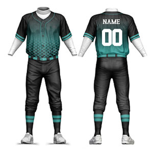 Custom Printed Baseball Uniform Unisex Gray <b>Red</b> Black Team Name Number 00 Short Sleeve Moisture Wicking Polyester High Quality - Product Image 5