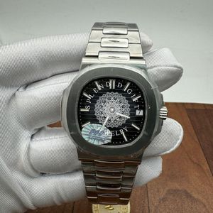 Splendid Gift Jewelry Montre analogique à quartz pour homme en acier inoxydable, boîtier rond de 42 mm, verre minéral, affichage de la date, bracelet tendance - Product Image 5